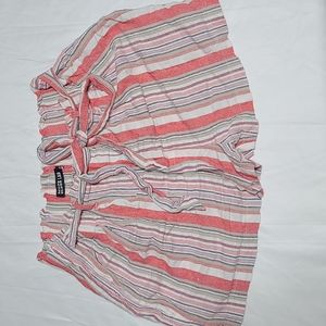 Design Lab Womens shorts size 32 red white blue stripe